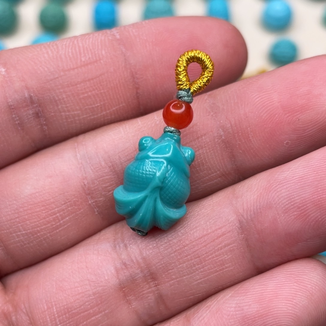 绿松石挂件未镶嵌