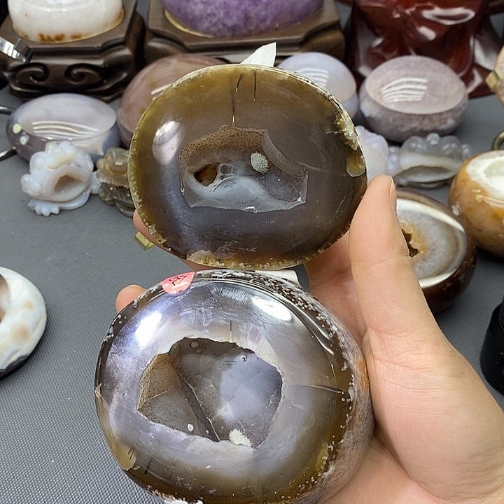 摆件未镶嵌紫晶聚宝盆