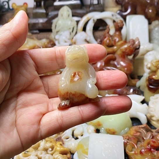 和田玉把件未镶嵌快**主