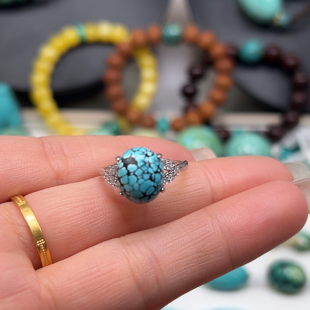 绿松石珠宝奇石未镶嵌