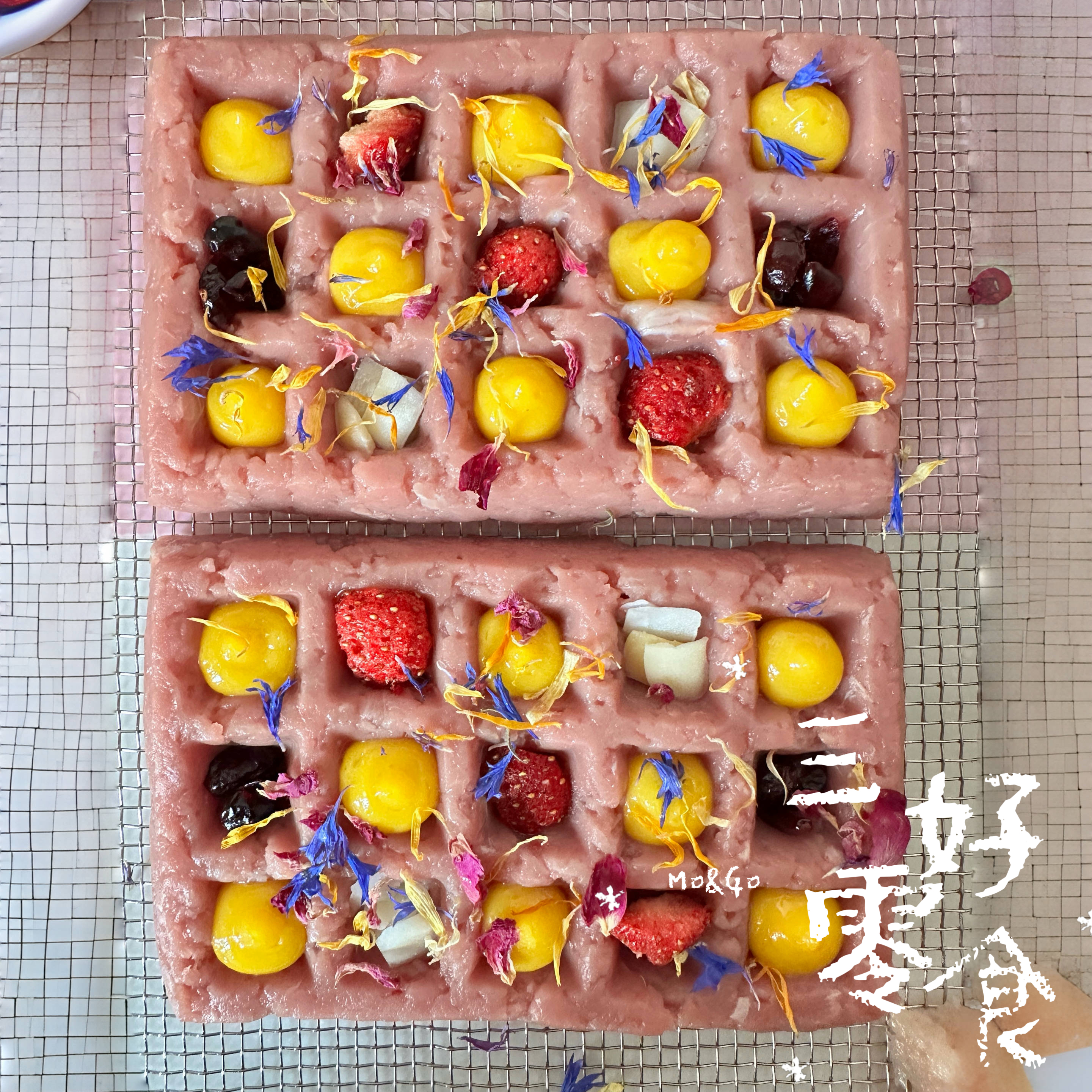 三好宠物零食【鸡/鸭肉华夫格】狗狗磨牙