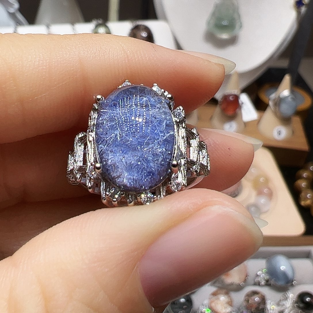 灯***录珠宝半成品银S925镶嵌水晶