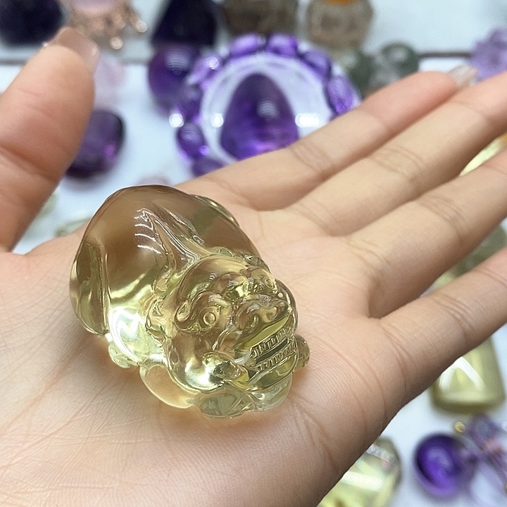 水晶摆件未镶嵌吊坠