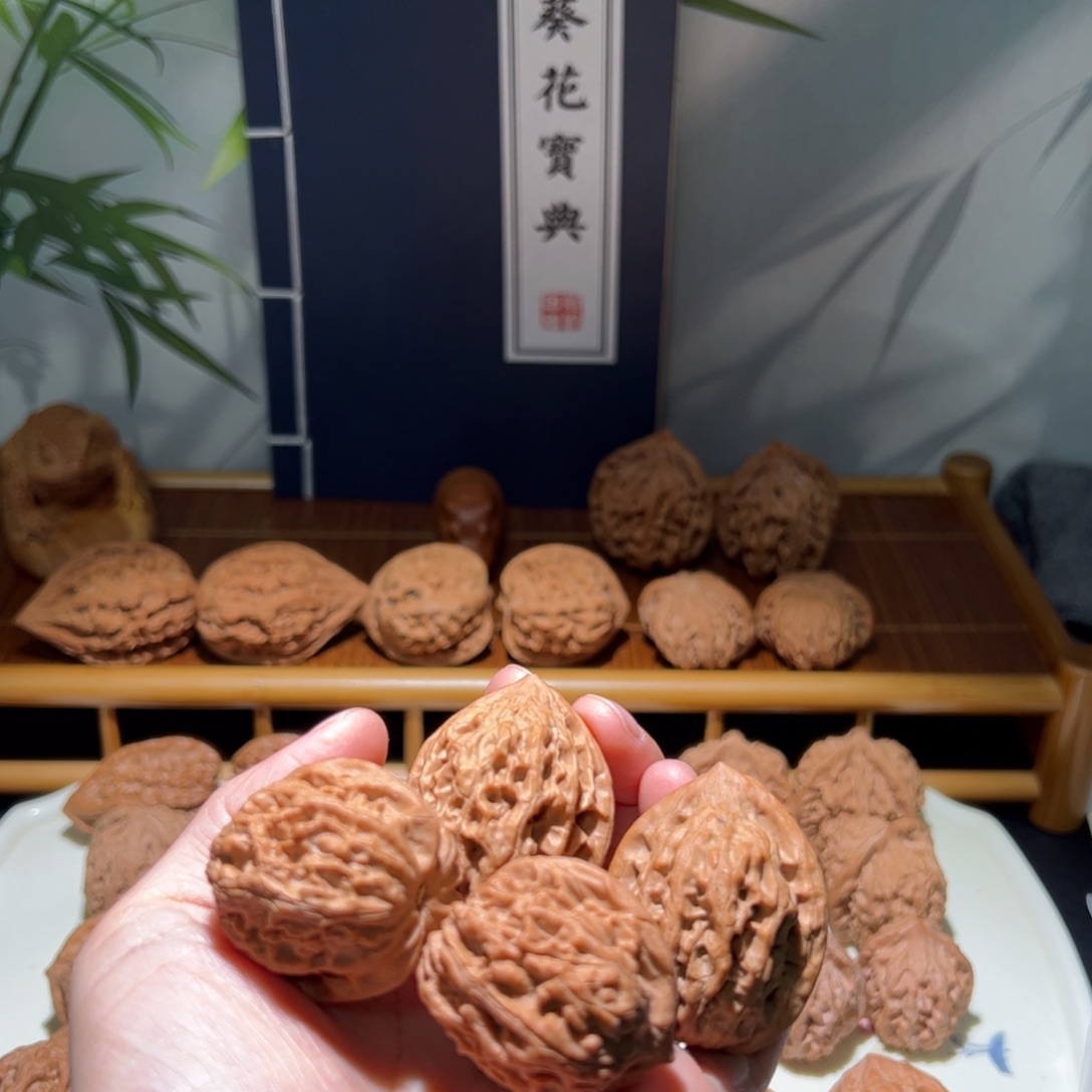 糖***宝文玩核桃吊坠冰破陪嫁天外陨铁