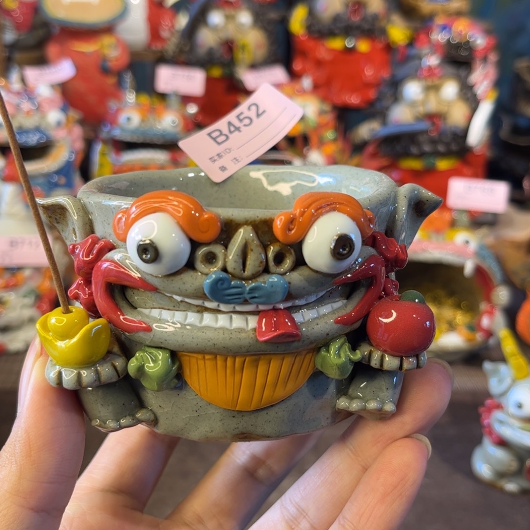 泥塑纯手工茶宠摆件