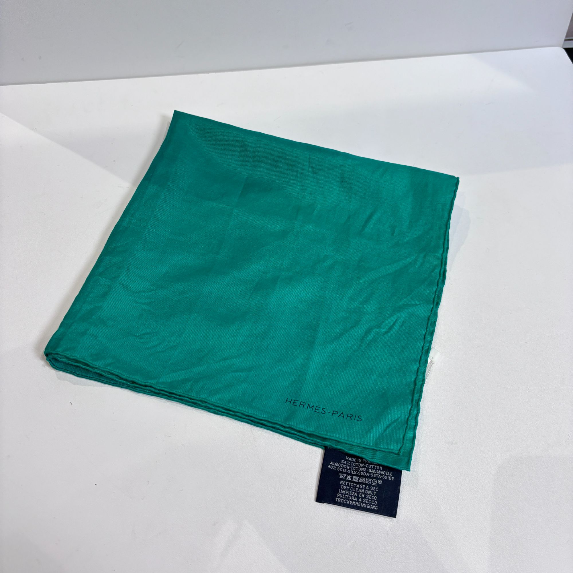 未使用 Hermes/爱马仕 蔚蓝/手帕/LZ329H999