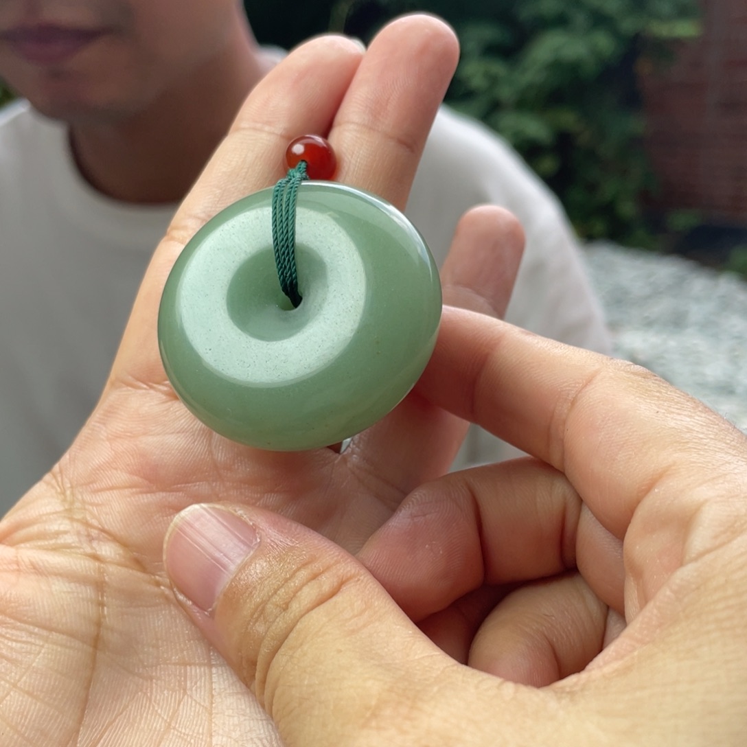 手饰石英质玉未镶嵌东岭玉大平安扣