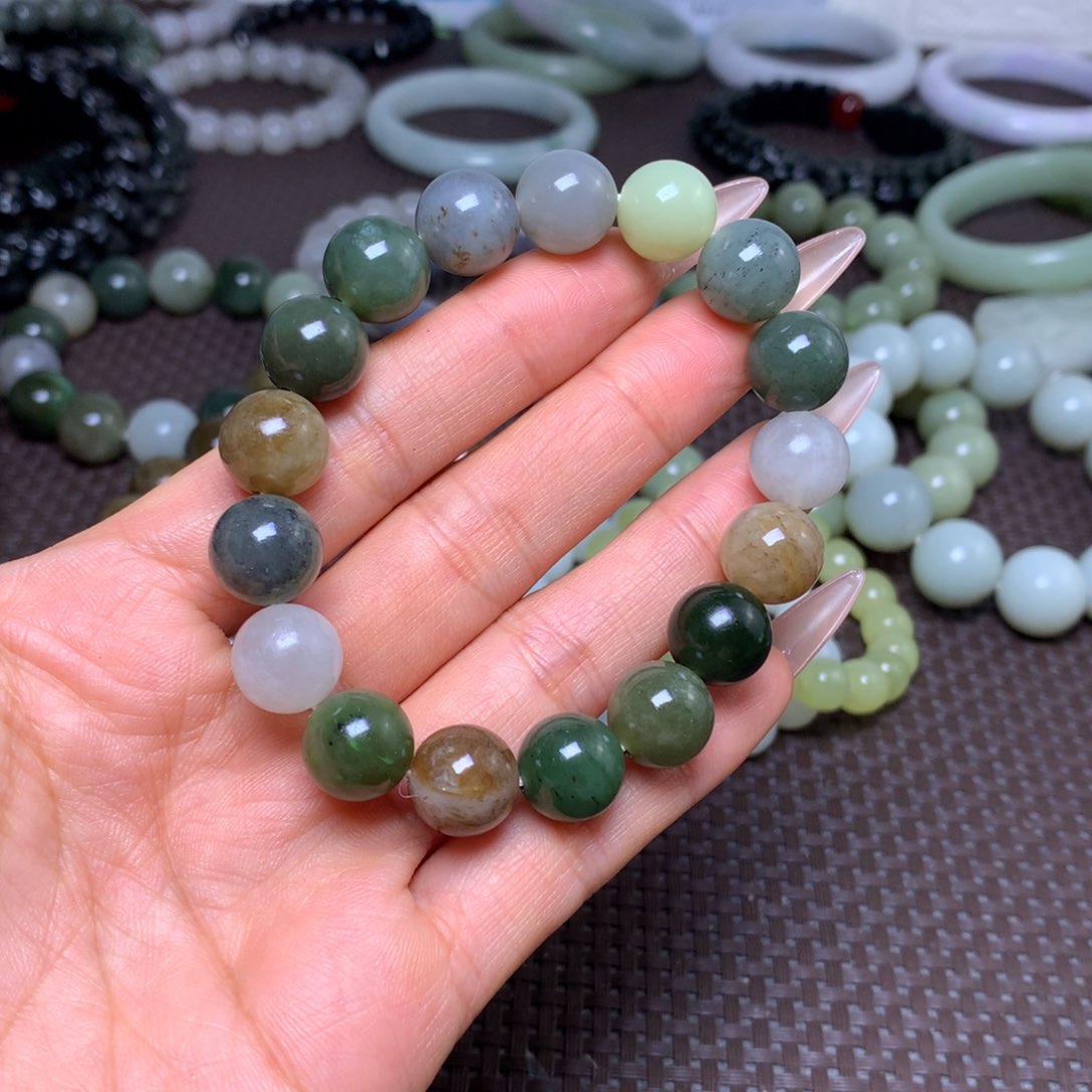 未镶嵌手串和田玉卡12