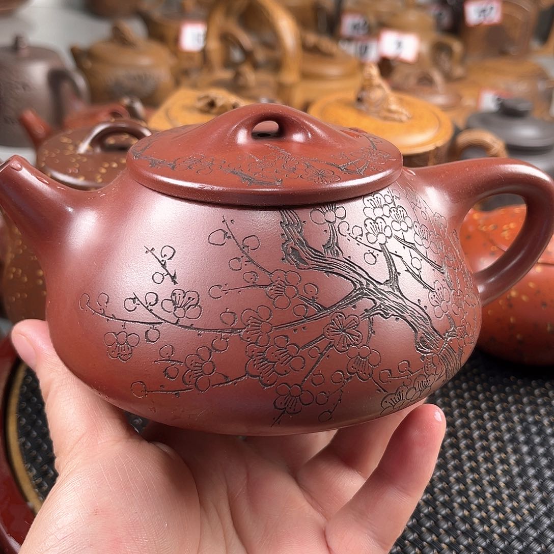 紫泥茶壶宜兴紫砂