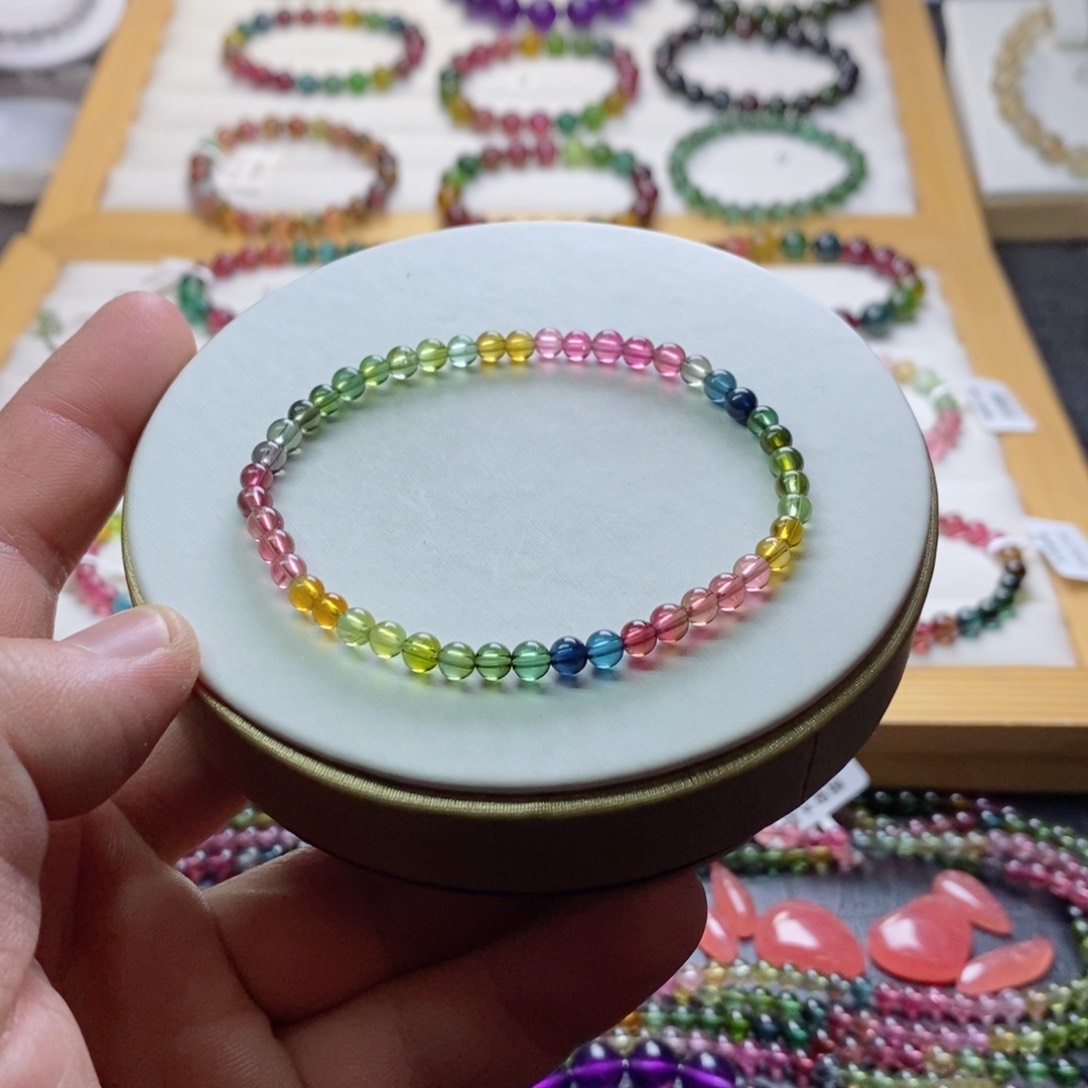 碧玺碧玺手链未镶嵌