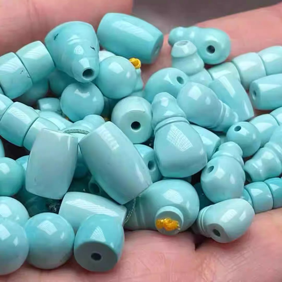 湖北十堰矿区松松饰品DIY老型直切原配珠矿手工串串配饰