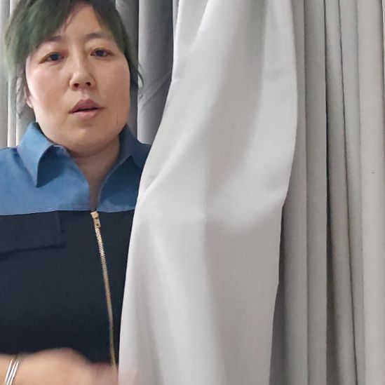 棉窗帘4m，双面对开。