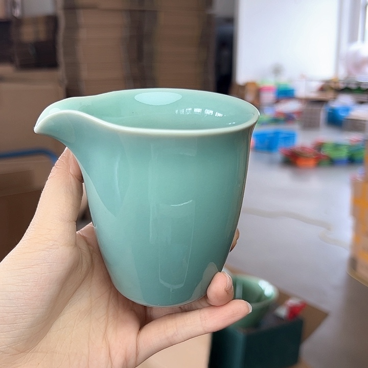 龙泉云间青瓷小米茶器