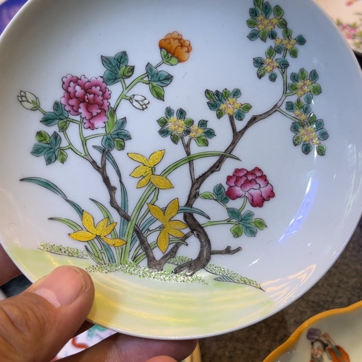 纯手绘精品盖碗杯