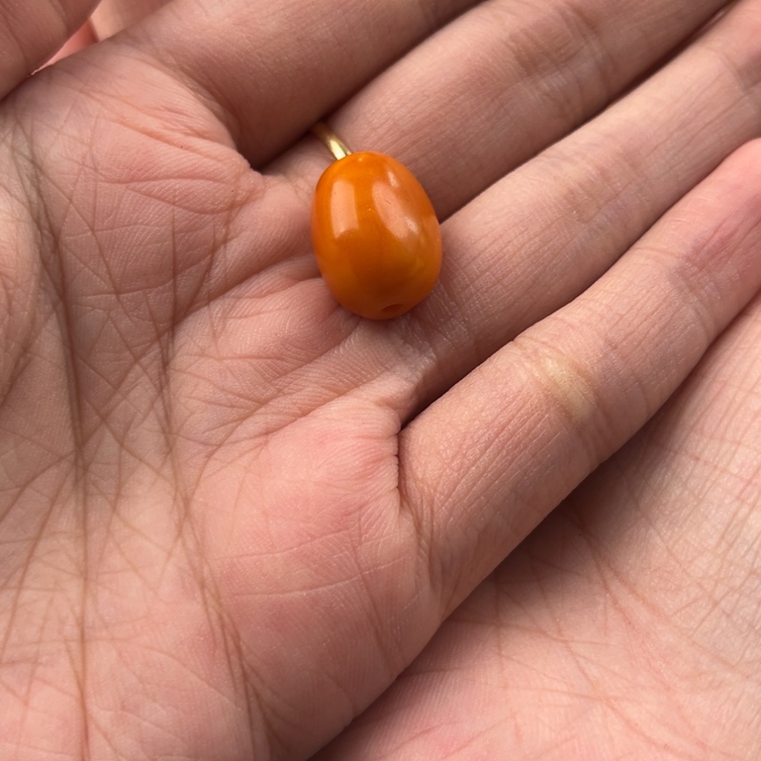 甜***哥未镶嵌颈饰蜜蜡老蜜蜡