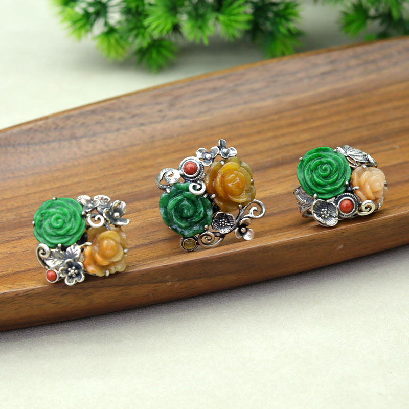 SY非遗技艺花丝镶嵌戒指