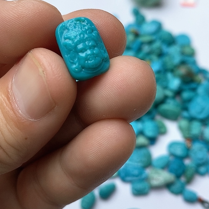 绿松石珠宝奇石未镶嵌