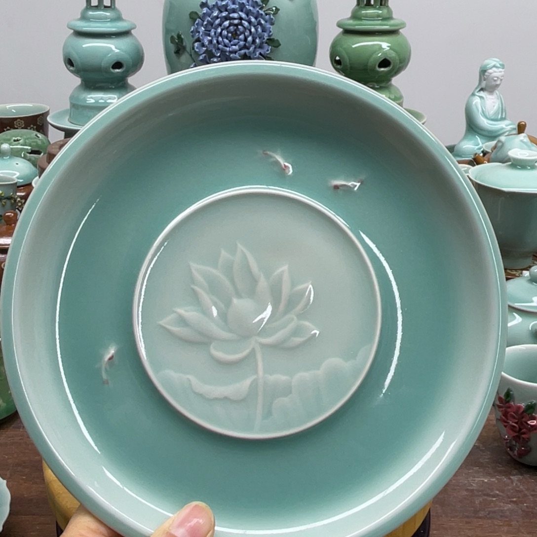 微瑕特价18.8厘米壶承