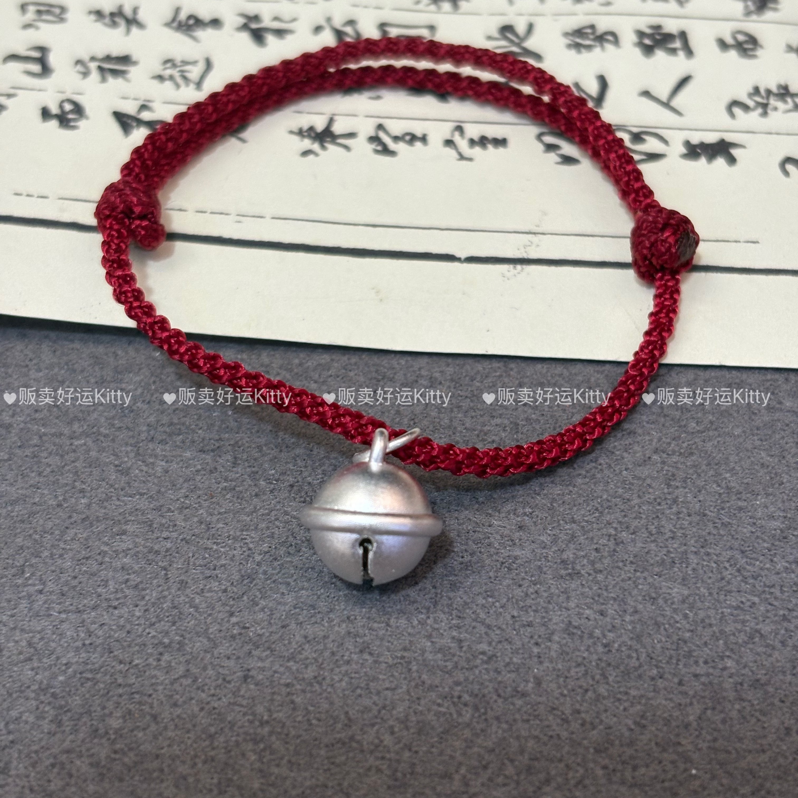 足银手链 手绳纯银足银999铃铛手链编织脚链一步一响百搭时尚手链