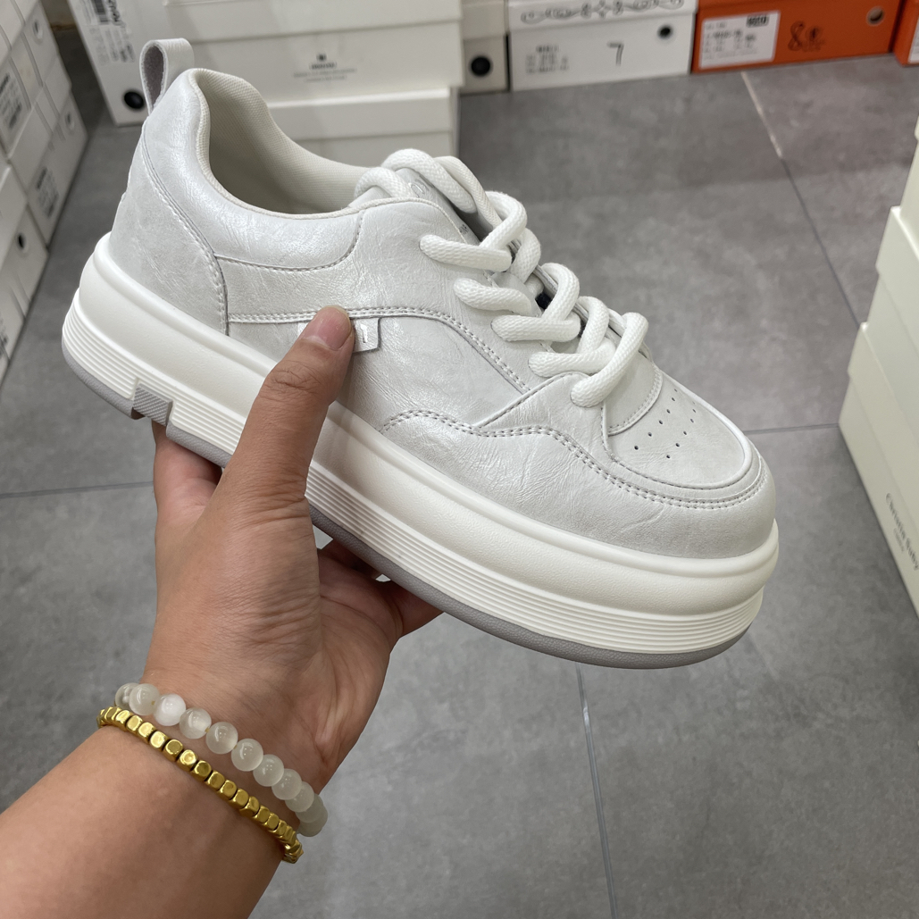 诗涵家 真皮厚底板鞋361-5