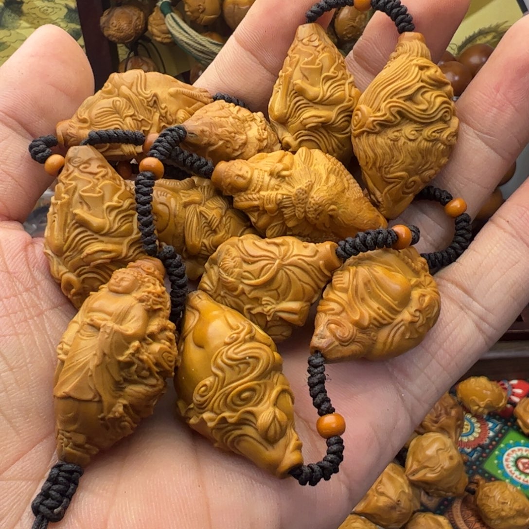 橄榄核手串/手链2.15万佛脖挂