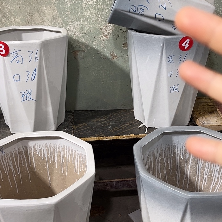 陶瓷花盆一套三清货