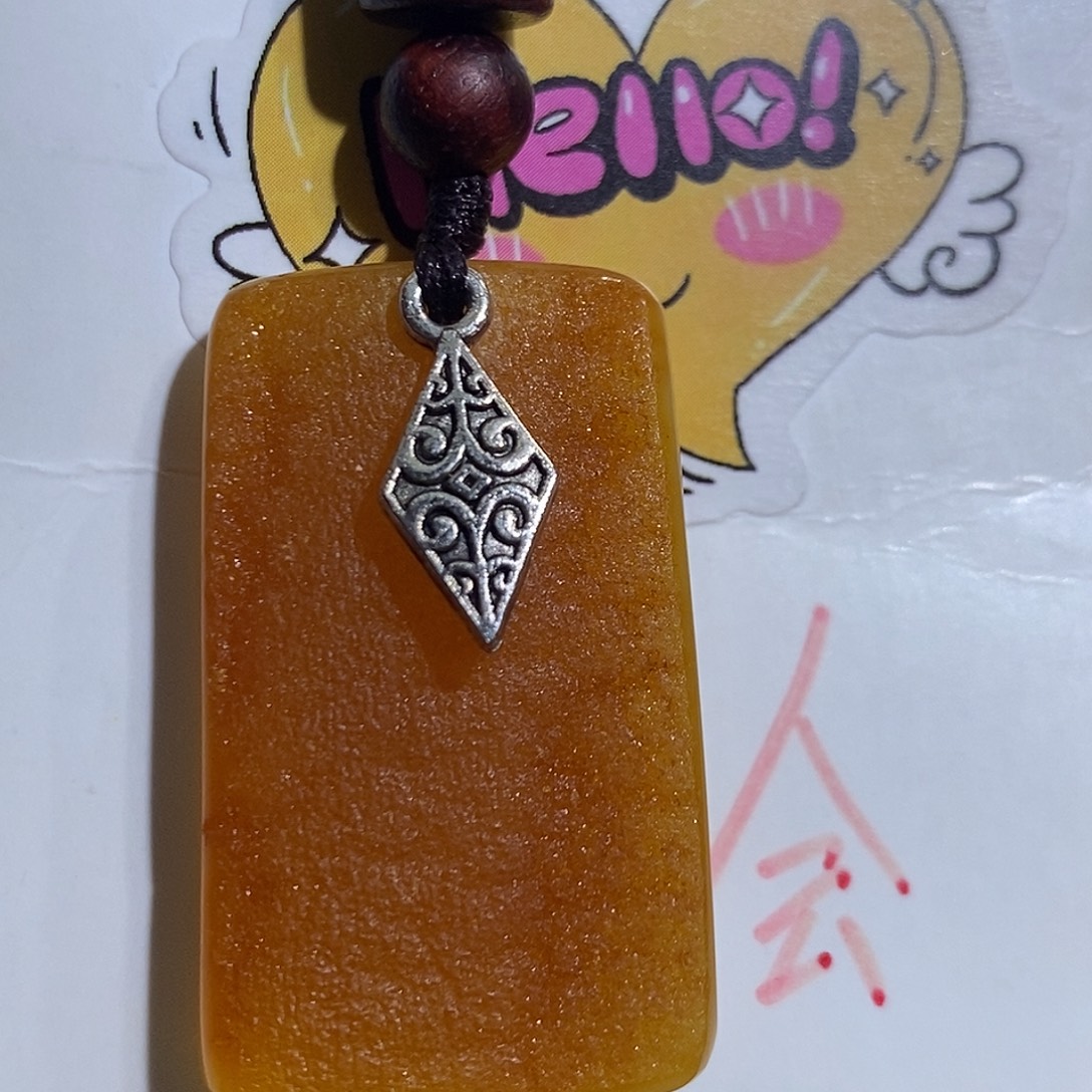 定制琥珀未镶嵌蜜蜡吊坠