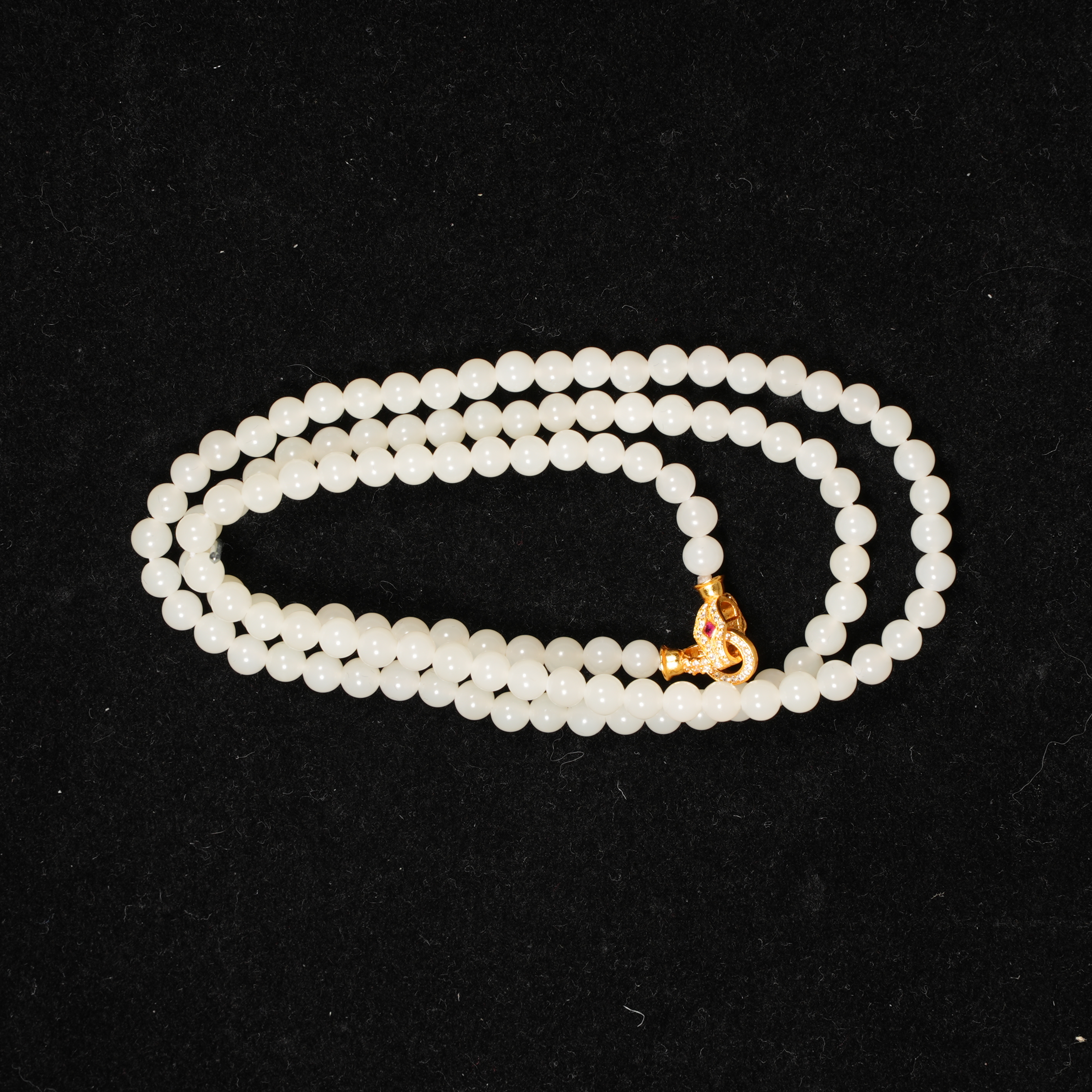 lot10新疆米达料圆珠项链/保利拍卖