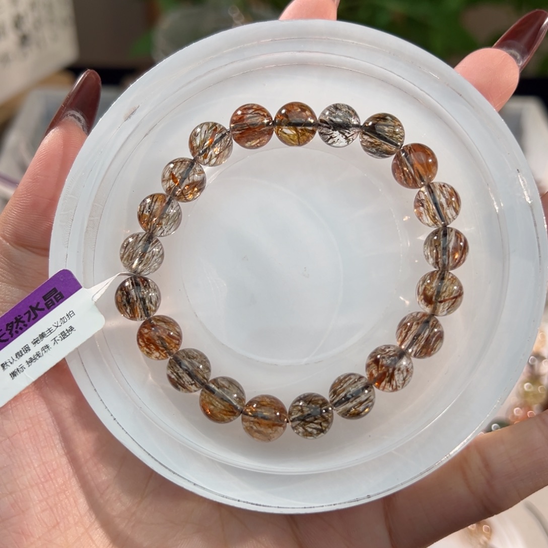 手链未镶嵌水晶黑金超七9