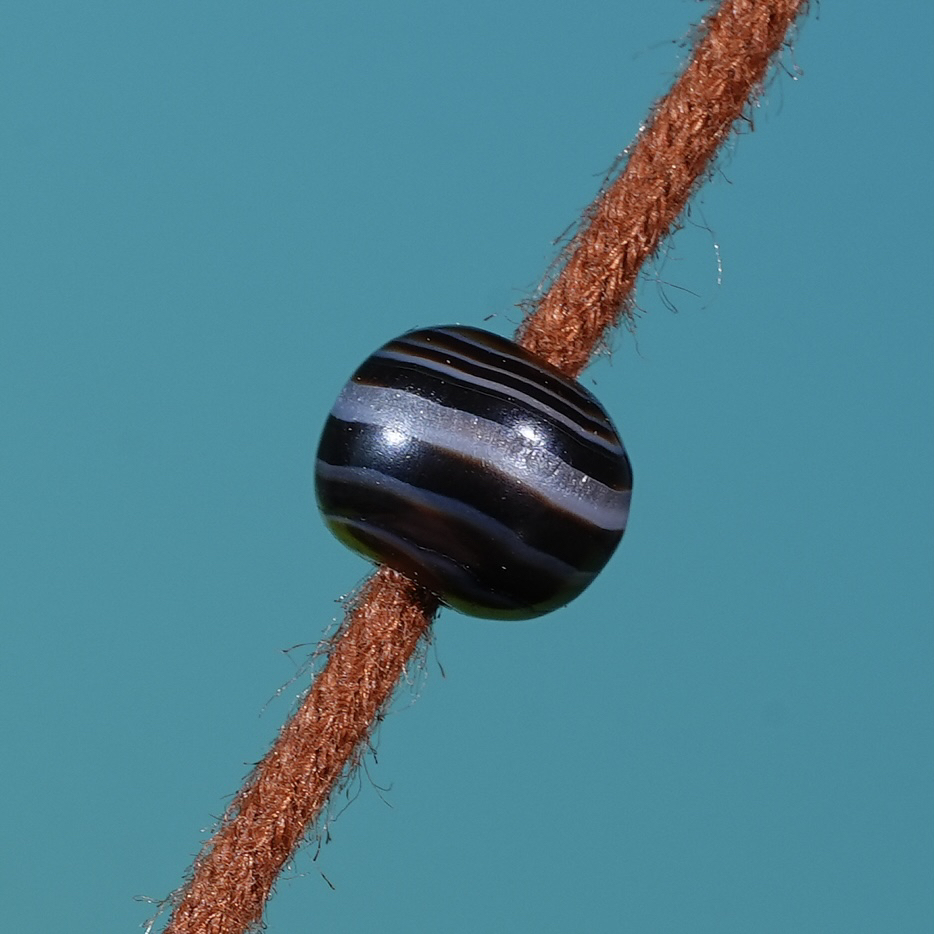 【古珠】6.1*4.9mm千年缠丝药师珠保真保老