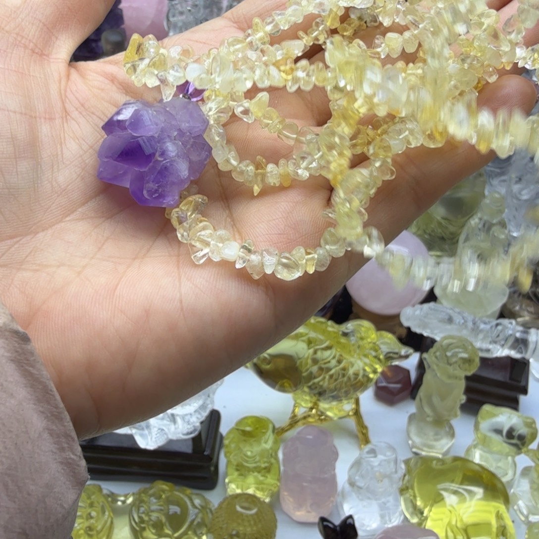 珠宝半成品水晶未镶嵌
