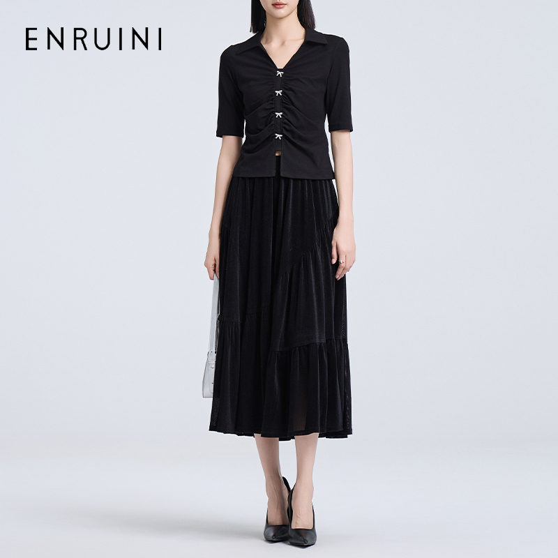 恩家秋新品上新半身裙新款ESQQ8A032