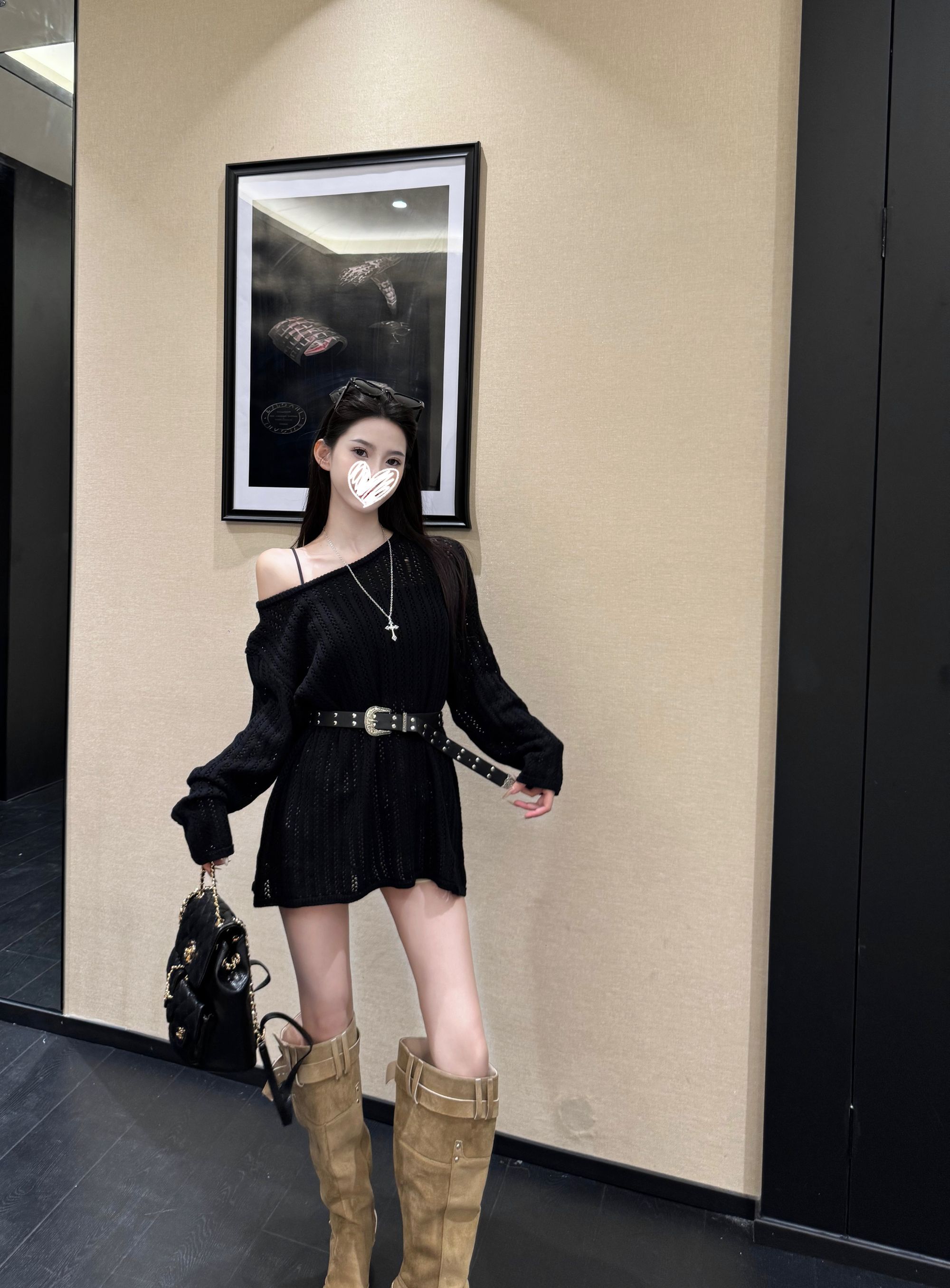 新款百搭镂空修身辣妹欧美复古性感显瘦罩衫上衣#810