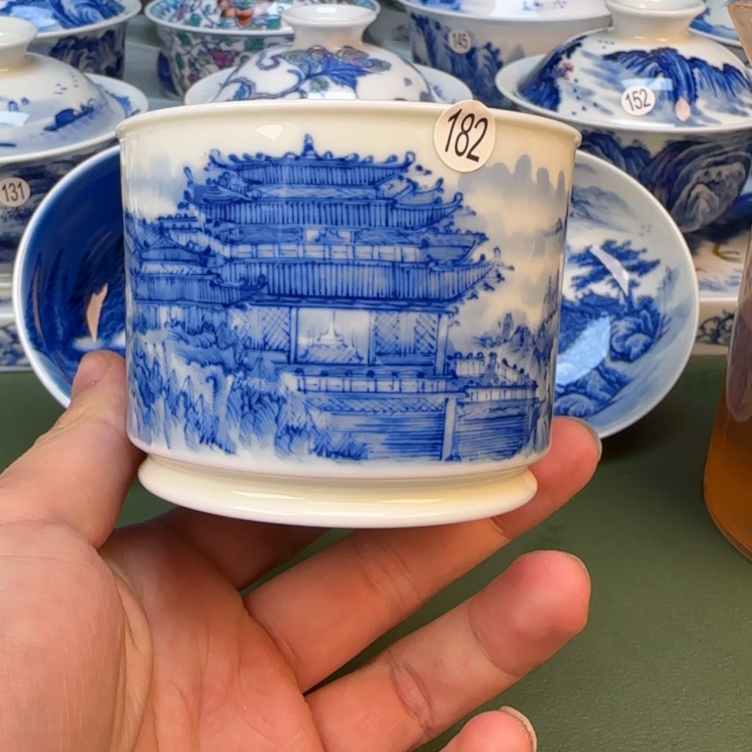 彦祖纯手工手绘茶具182