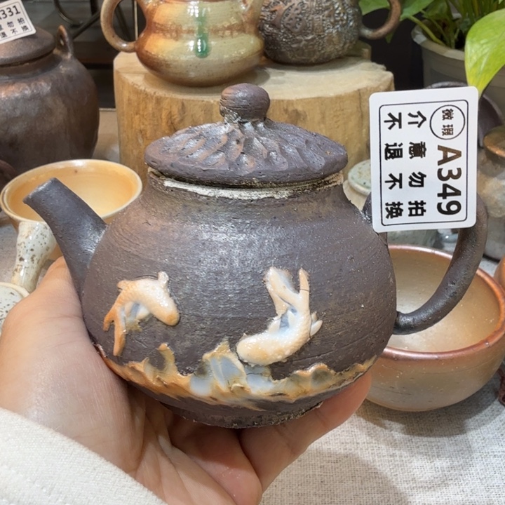 陶盘柴烧福利新品多多