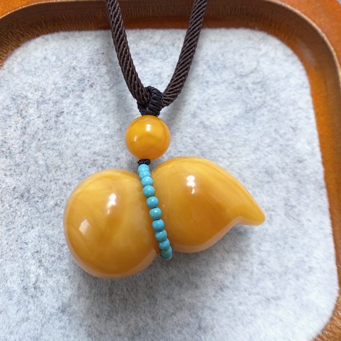 蜜蜡颈饰未镶嵌蜜蜡