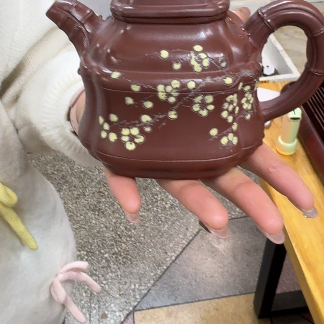 紫砂茶壶紫砂壶四方竹鼎400cc