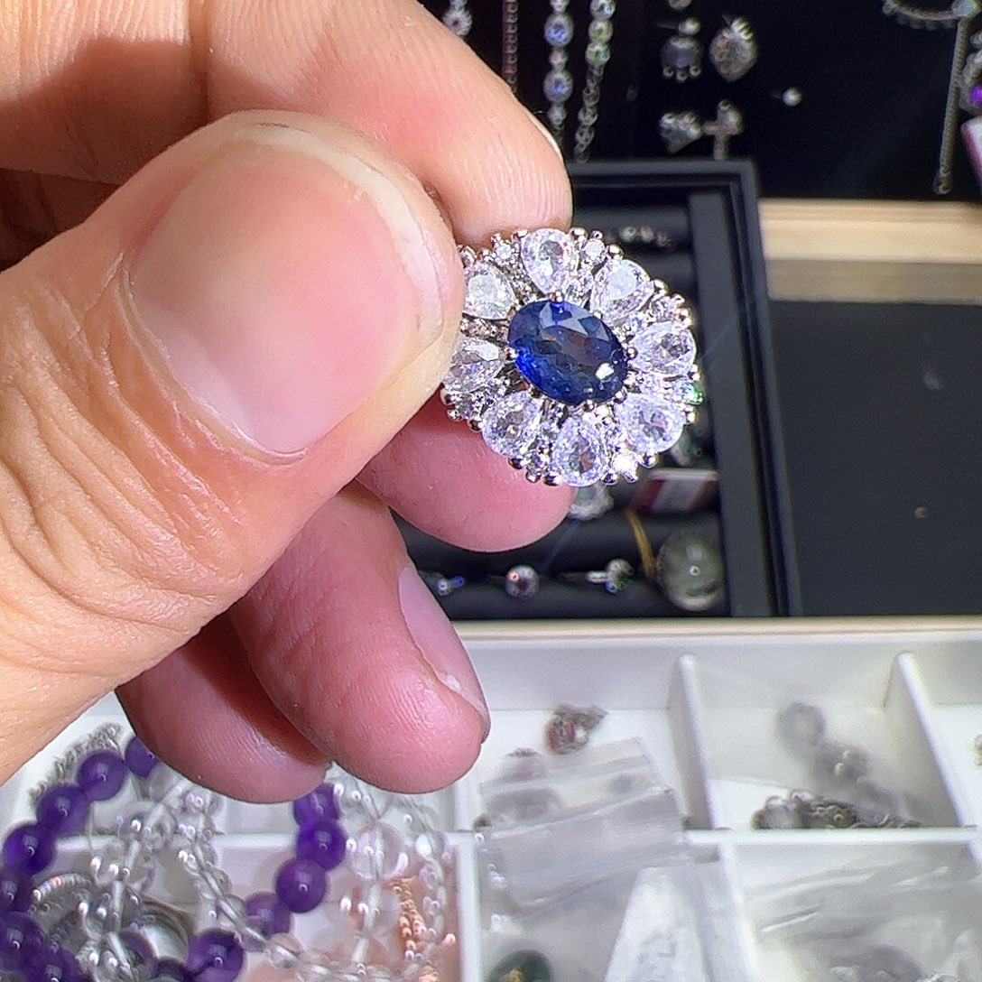 紫晶珠宝半成品未镶嵌