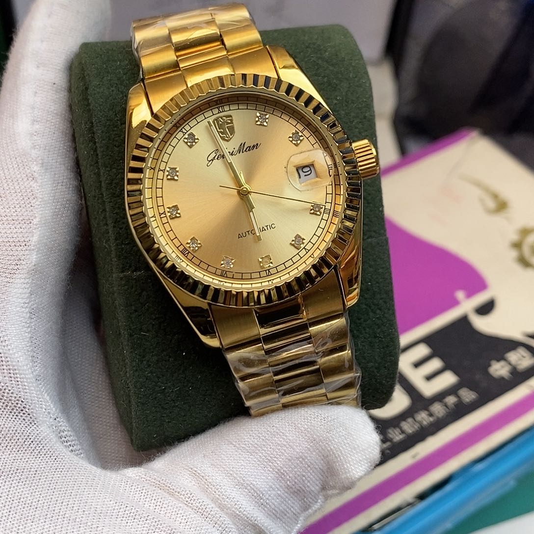 钢镀金机械机芯180米