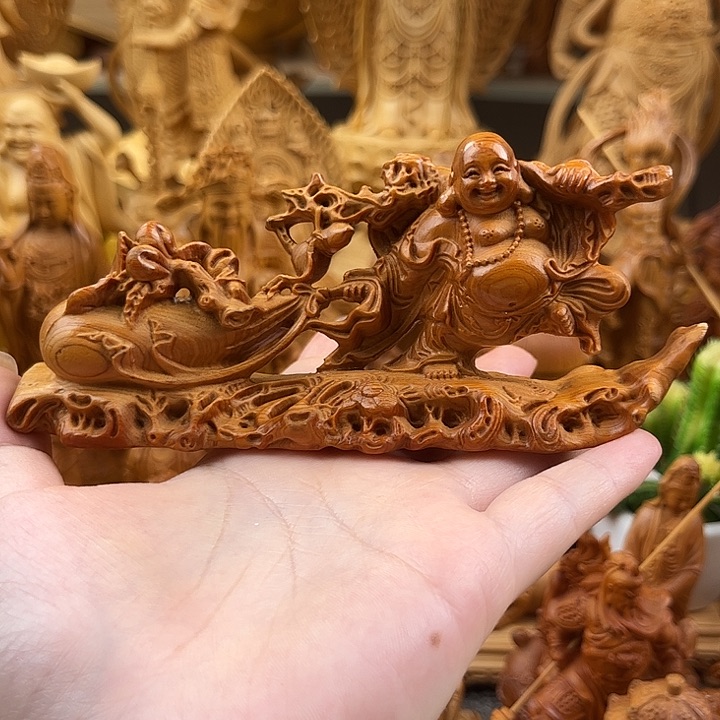 柏木（崖柏）布袋弥勒1111