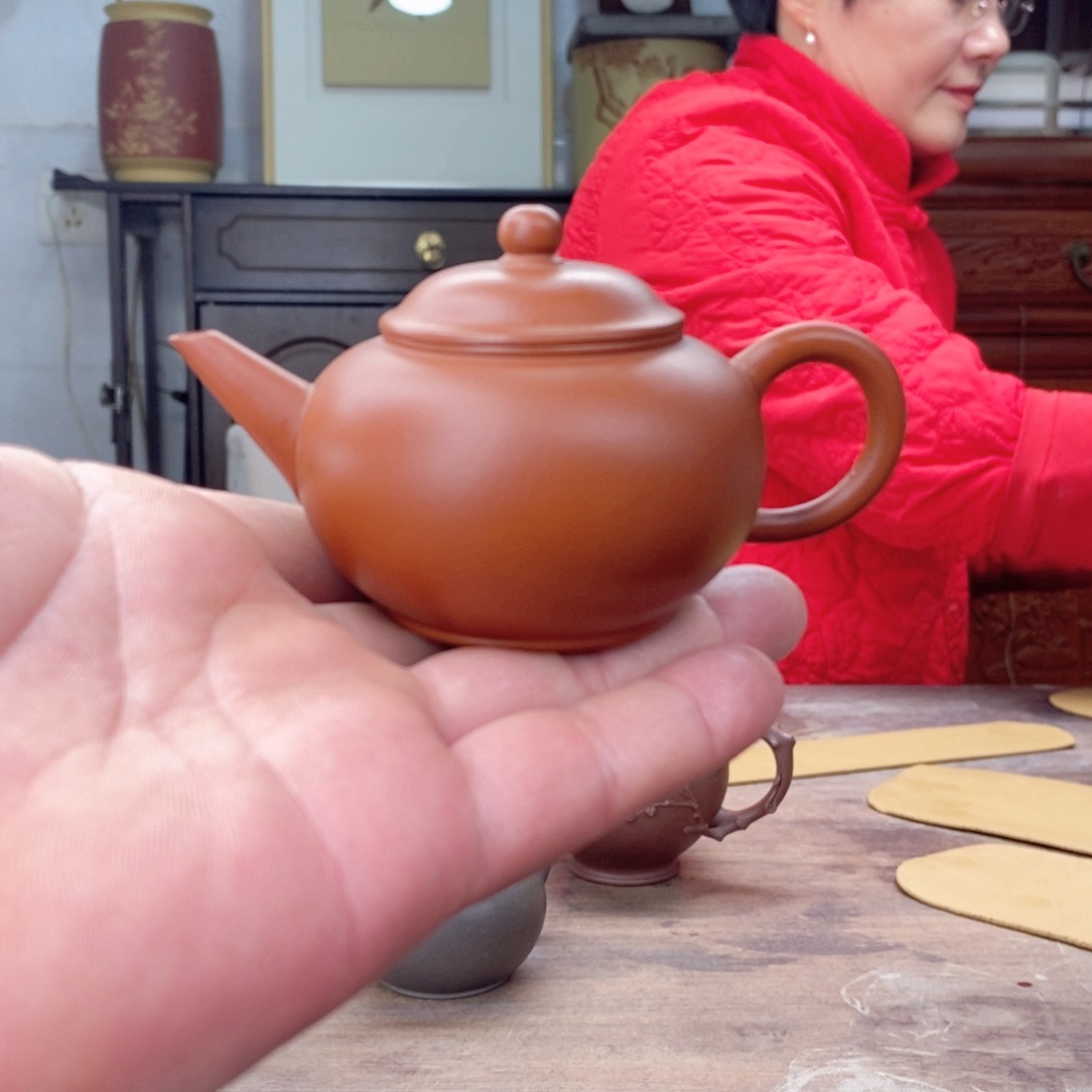 紫砂茶壶水瓶壶半手工制作