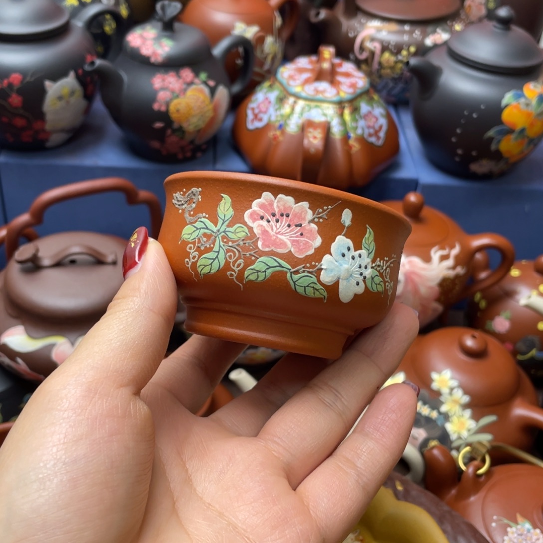 紫砂茶杯紫砂主人杯100cc