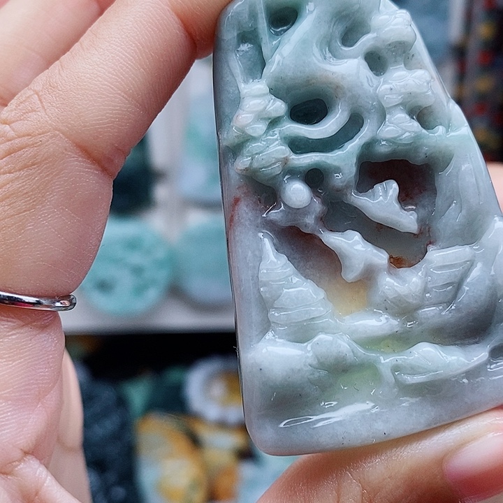 翡翠未镶嵌颈饰翡翠