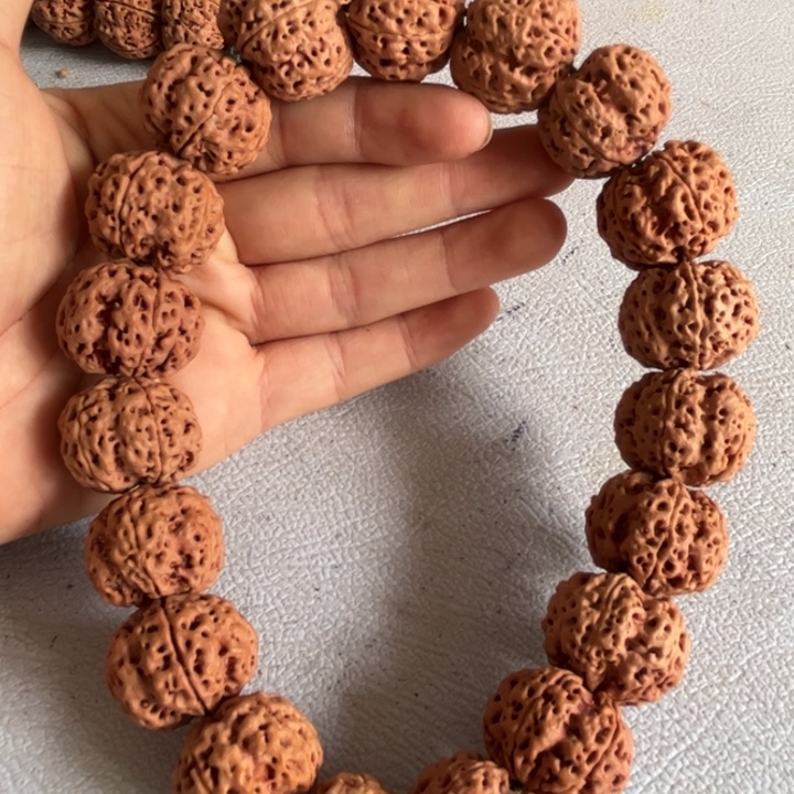 清***客金刚菩提吊坠23mm梅花双龙6@2618