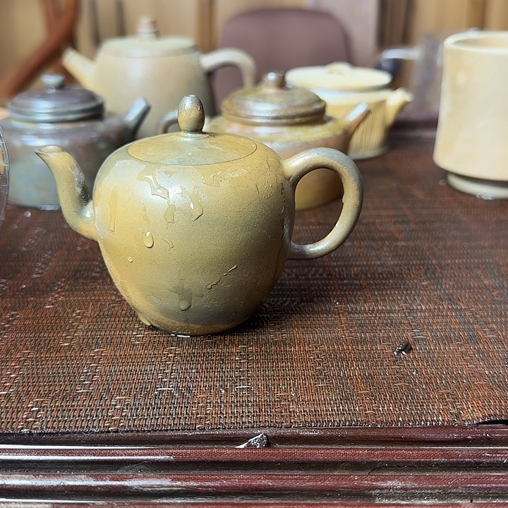 紫砂茶壶坭兴龙窑柴烧大寺