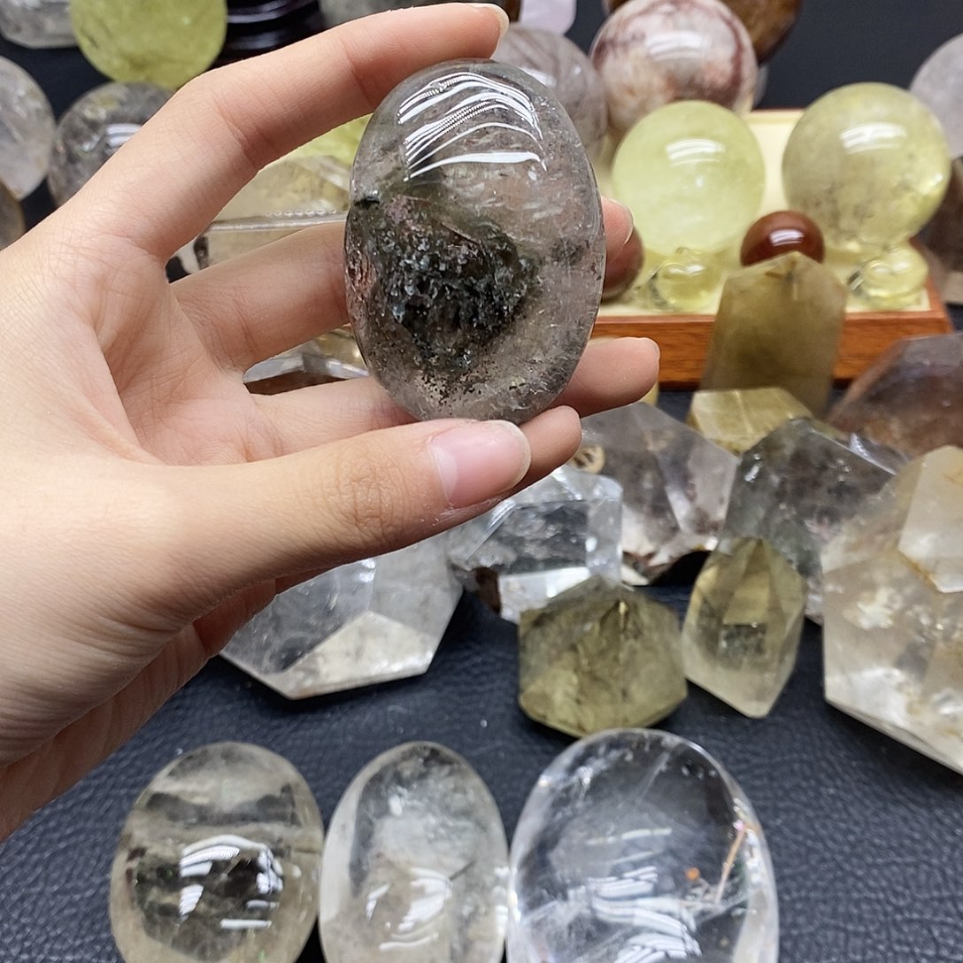 未镶嵌水晶珠宝半成品334水晶石