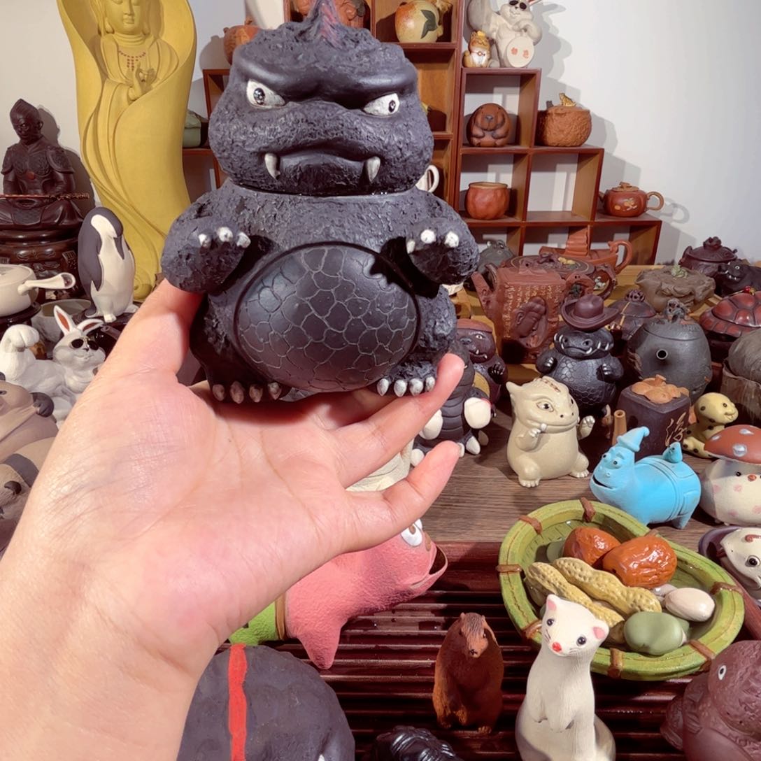 紫砂茶壶五****圈纯手工制作过程非常