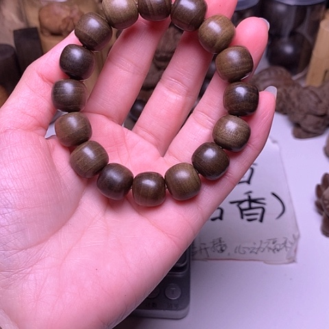 檀香木手串/手链檀香阴沉13/14横纹满纹