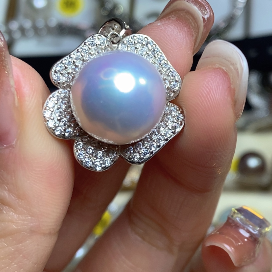 静***康淡水珍珠珠宝奇石未镶嵌