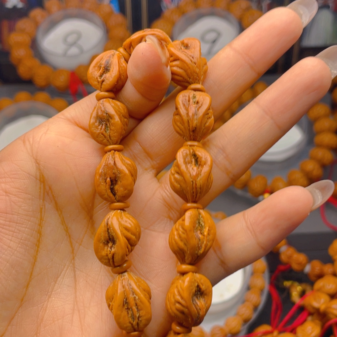 红***卷桃核手串生命之源闪购9